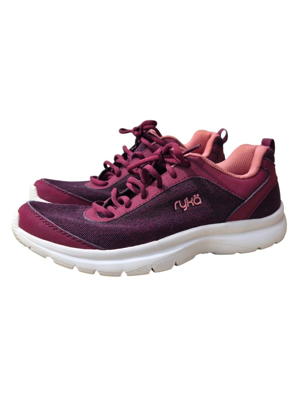 Ryka Women's Maroon Walking Sneakers - Lightweight Comfort